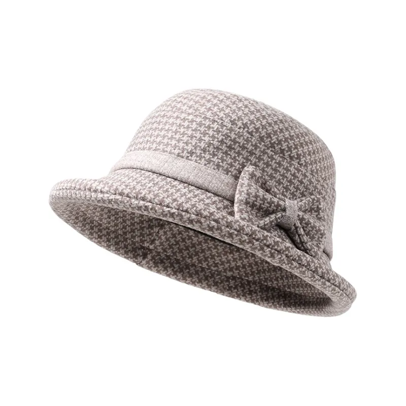 Shizhu Woolen Bucket Hats Women's-0