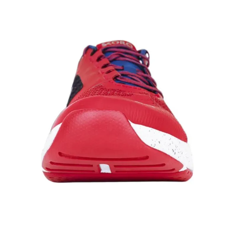 SKORA Cushioning Wear Resistant Low Top Running Shoes Men's Red Blue-3