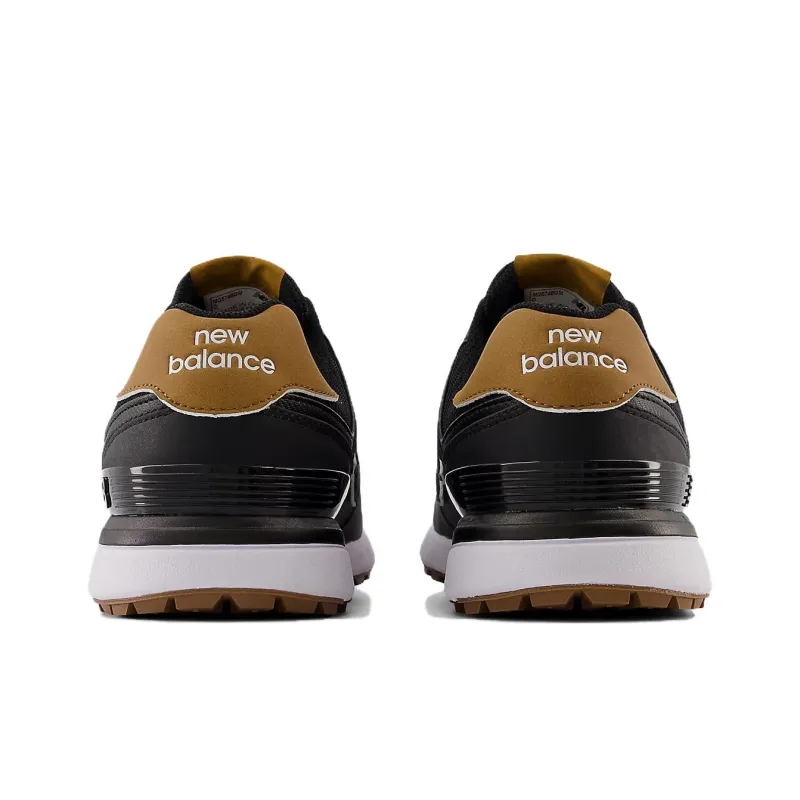 New Balance NB 574 Series Shock Absorbers With Slip Resistant Features Low Top Golf Shoes Men's Black Brown-2