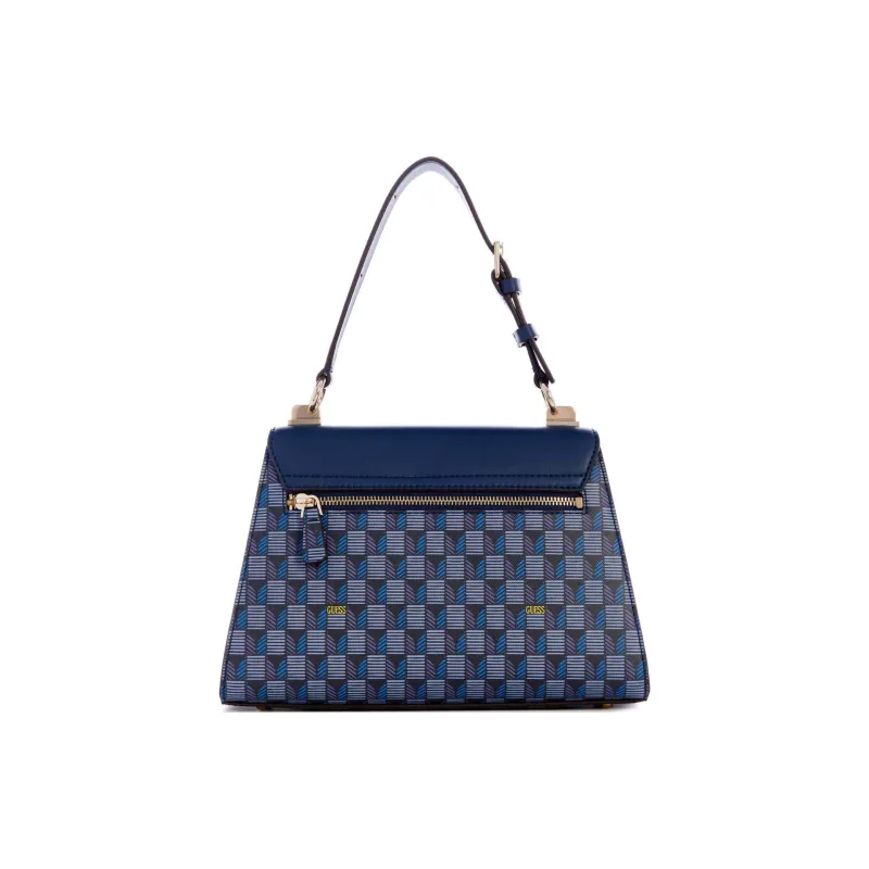 GUESS Artificial Leather Handbag Shoulder Bag Crossbody Bag Mini Women's Blue-2