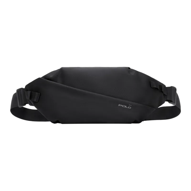 POLO Fabric Sling Bag Medium Size Men's Ecru/Black-1