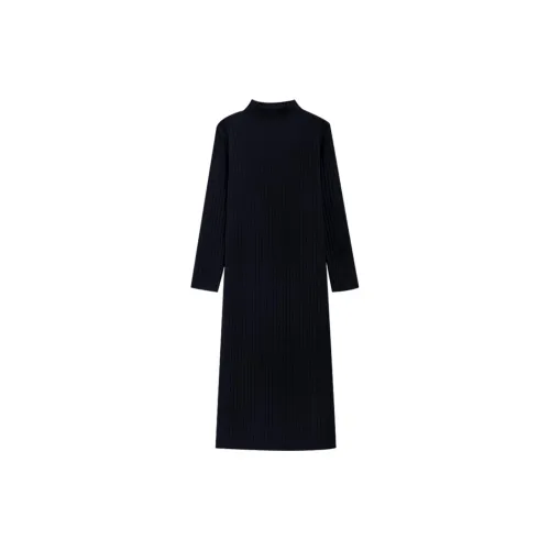 Y6Y Long-Sleeved Dresses Women's Black