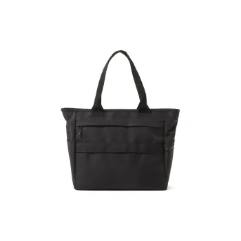 Beams Nylon Tote Bag Shopping Bag Shoulder Bag Handbag Large Size Men's Black