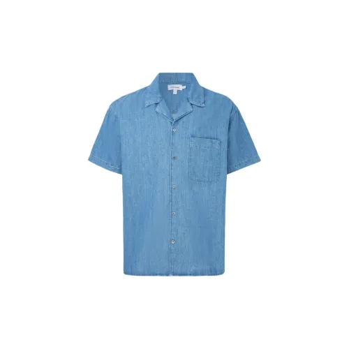 FRAME Shirts Men Blue