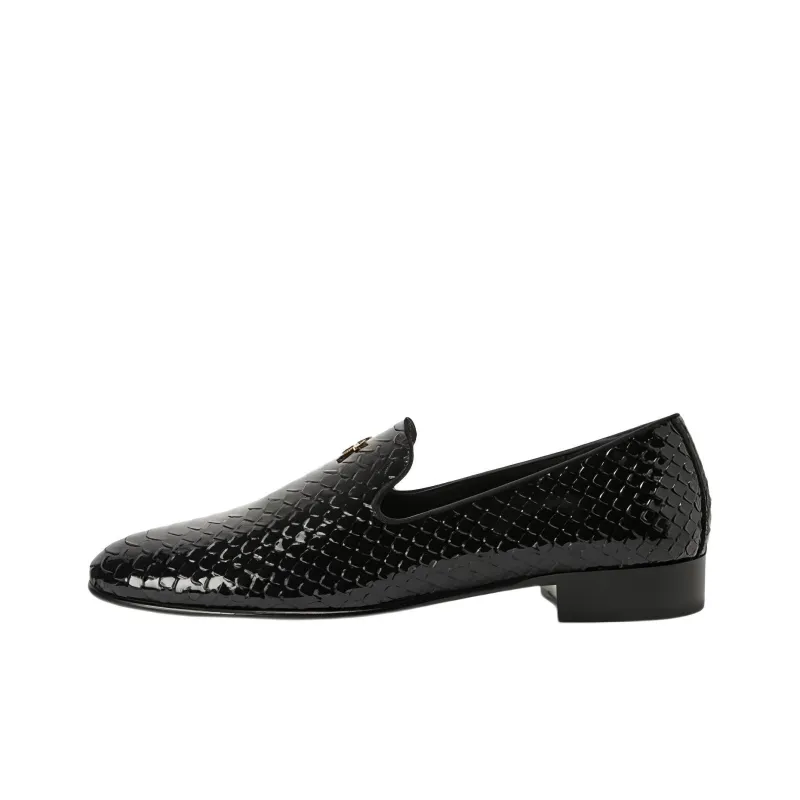 Giuseppe Zanotti Lewis Pit 15mm Snakeskin effect Loafers-0
