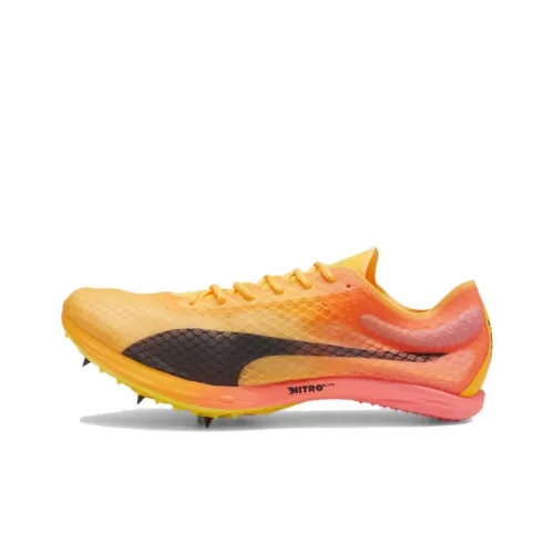 PUMA Evospeed Distance Nitro E Running Shoes Men Low-Top Orange/Black