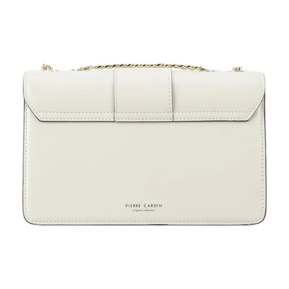 PIERRE CARDIN Fashion Women's Shoulder Bag, Crossbody Bag Women's Bag Women's Milk White-3