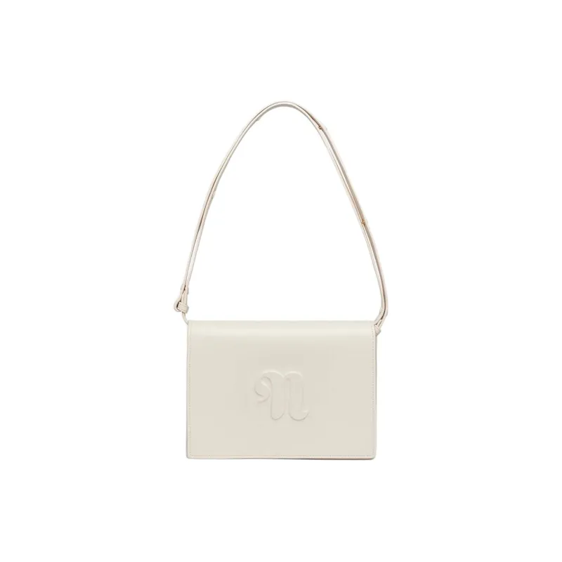 NANUSHKA Polyurethane And Polyester Blend Handbag Shoulder Bag Women's Ecru-0