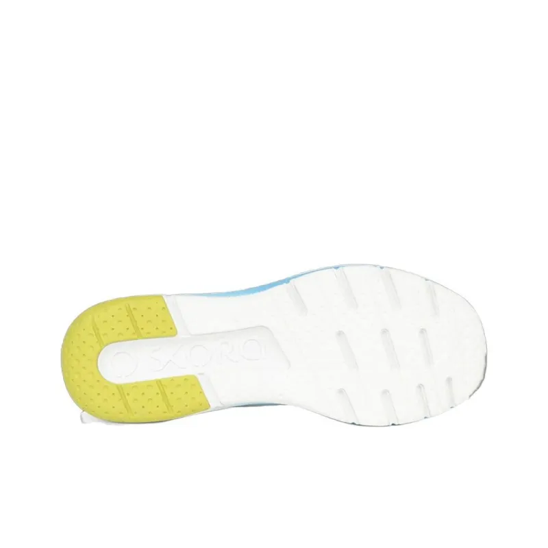 SKORA Cushioning Wear-Resistant Low-Top Running Shoes Men's Yellow White Blue-3