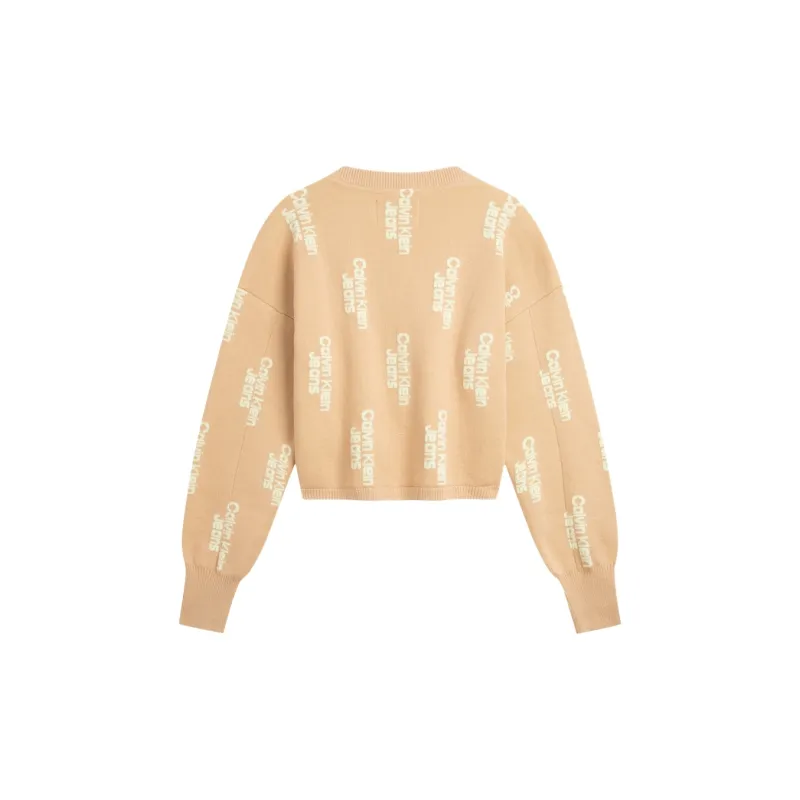 CALVIN KLEIN Knitwear Women's Ivory Yellow-1