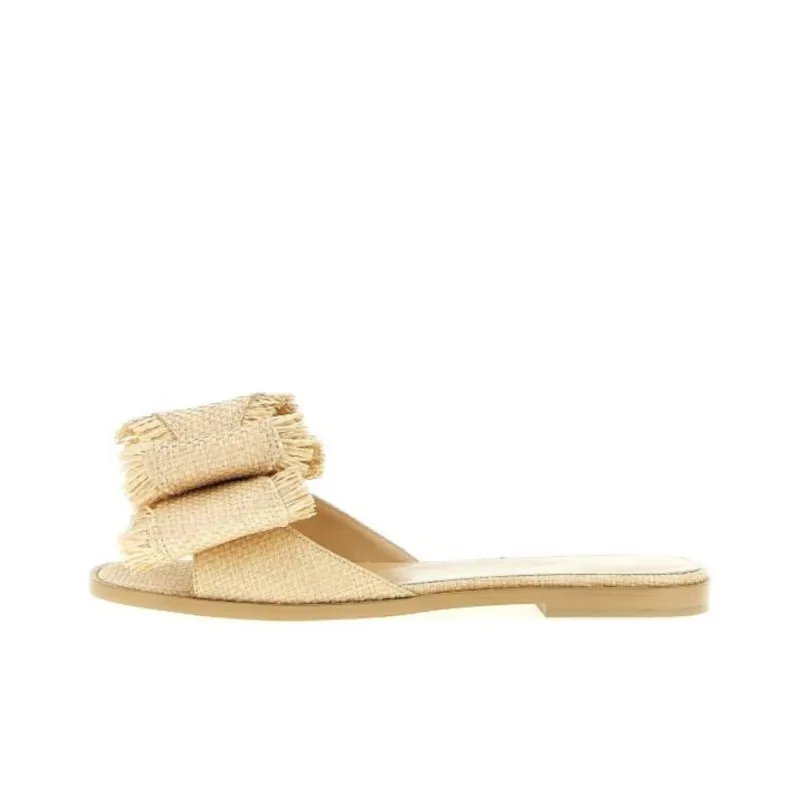 MACH & MACH Bow Detailed Flat Sandals Women's-0