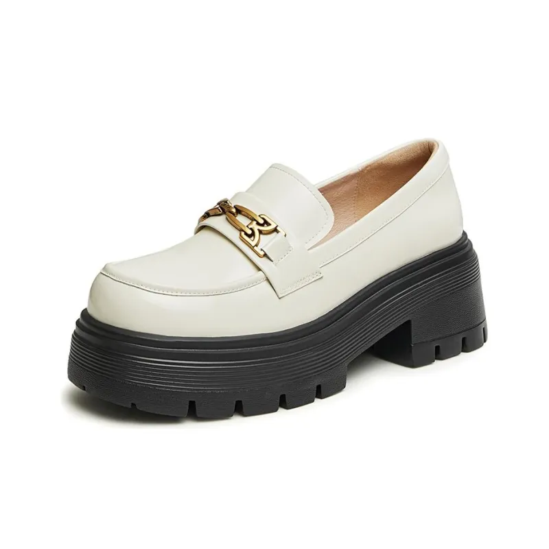 TATA Loafers Women's Solid Color-1