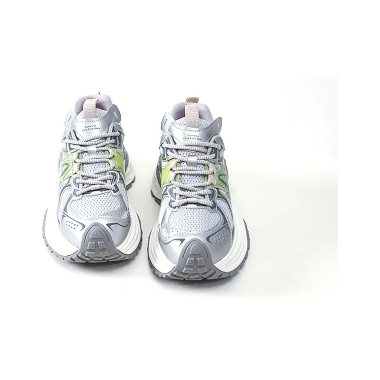 WOOS BOBO Cushioning Breathable Coverage Support Balance Lightweight Height Increasing Low-Top Chunky Sneakers Women's-8