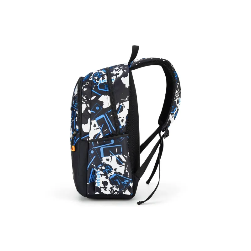 L&M Oxford Backpack Laptop Bags Regular Unisex Black-37