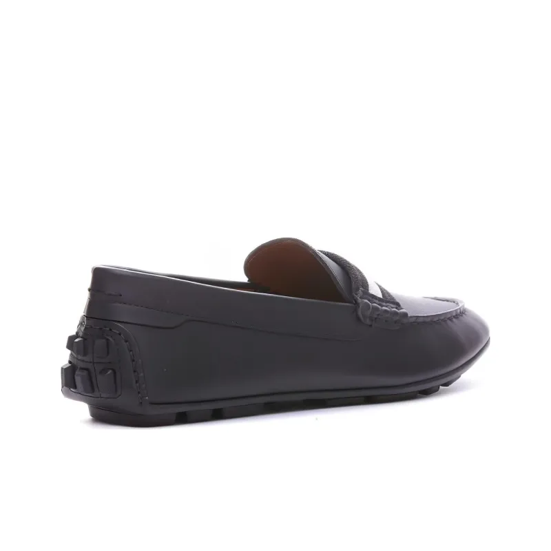 BALLY Gommino Loafers Men Black-3