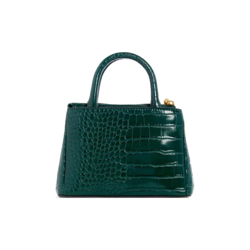 GUESS Artificial Crocodile Leather Shoulder Bag Crossbody Bag Mini Women's Forest Green-2
