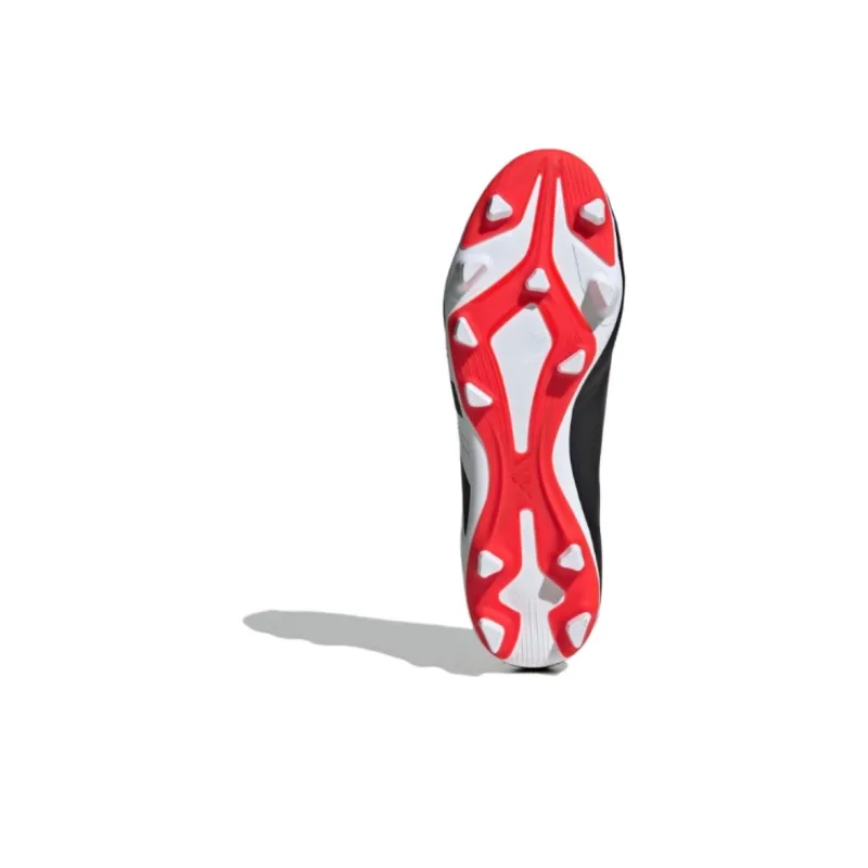 Adidas Predator Club Fxg 'Black White Solar Red'-3