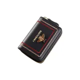 Black (Vintage Leather) 30 Card Slot (Anti-Skimming)