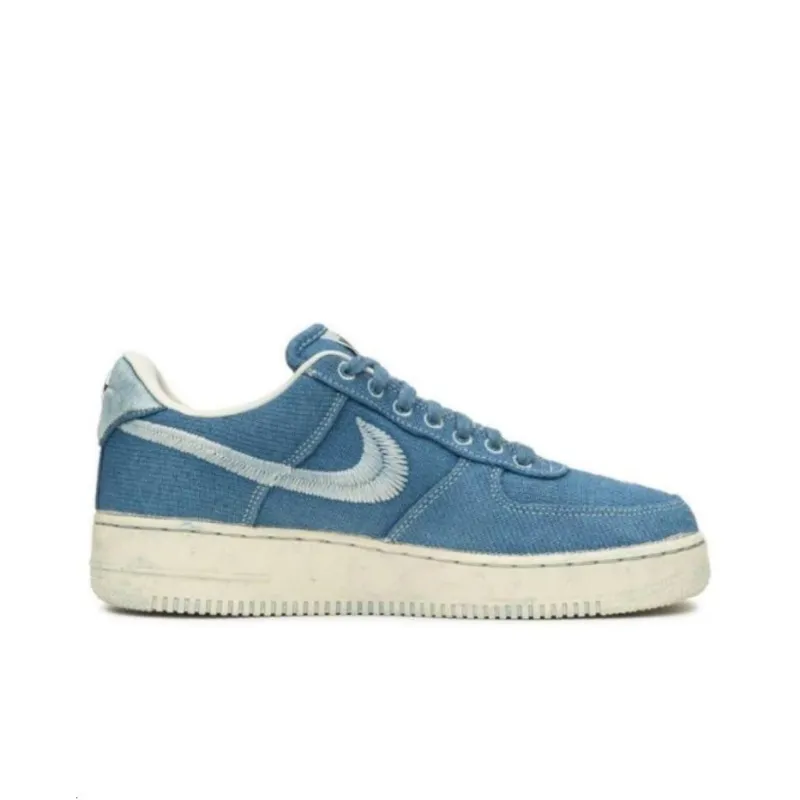 Nike Air Force 1 Casual Shoes Unisex Low Top Blue-1