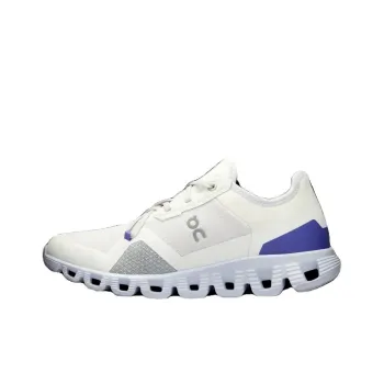 On Cloud X 3 Anti Slip Wear Resistant Low Top Training Running Shoes Women's White Blue Purple