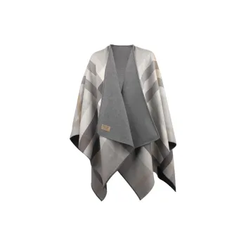 Burberry Reversible Check Merino Wool Cape