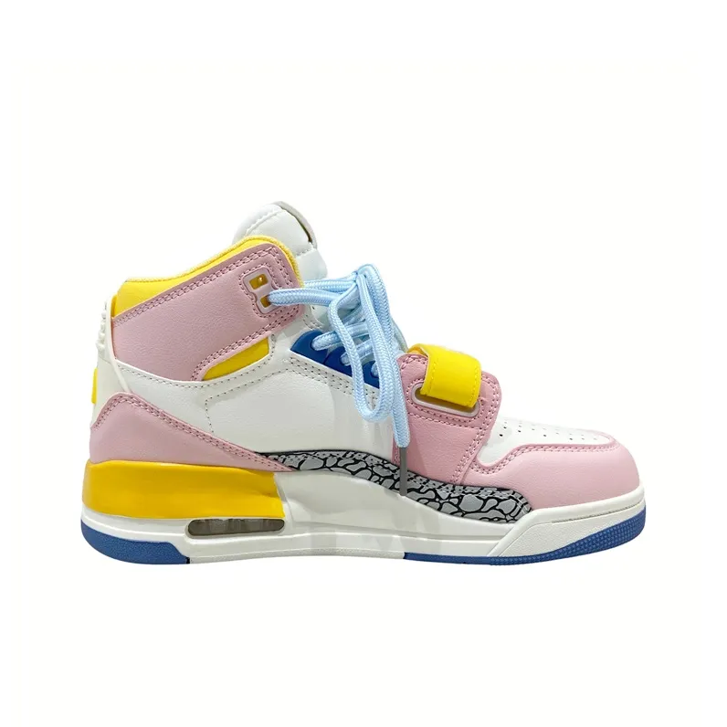 MQGAll Anti-Slip And Wear-Resistant Breathable High-Top Vintage Basketball Shoes Unisex-7