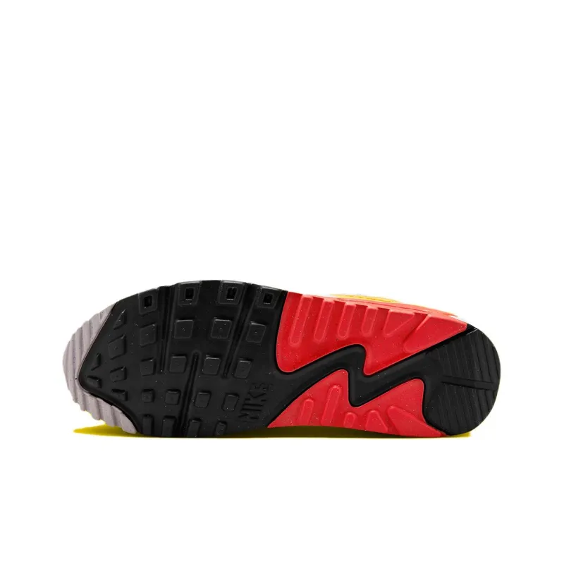Nike Air Max 90 White Black Pink Foam Bright Crimson Women's-5