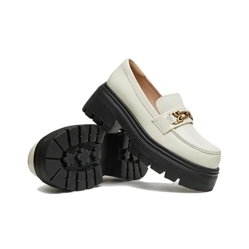 TATA Loafers Women's Solid Color-6