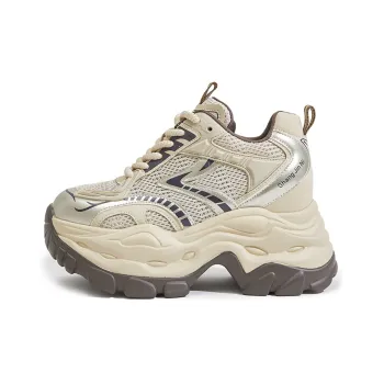 Milan Love Song Cushioning Anti Slip And Wear Resistant Low Top Chunky Sneakers Women's