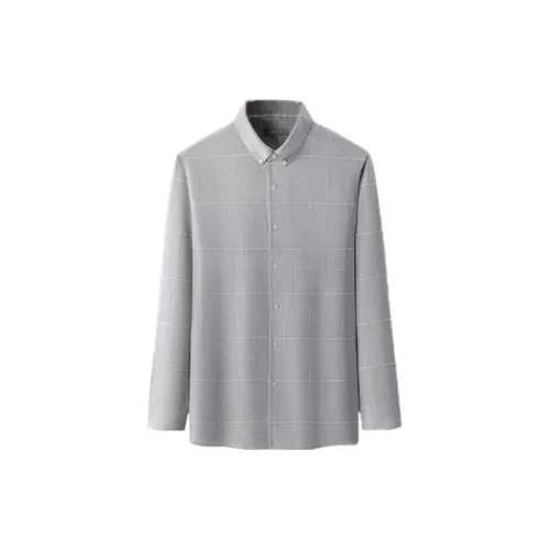 Red bean Shirts Men Gray S3