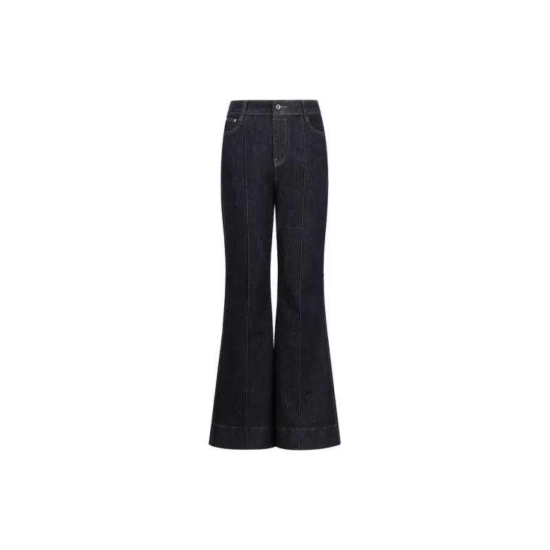 Three Quarters Jeans Women's Blue-1