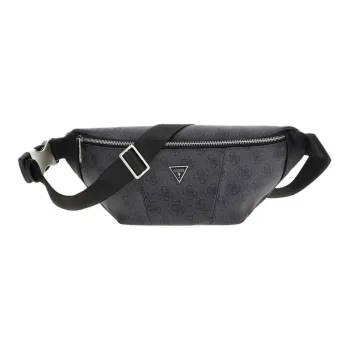 GUESS Recycled Materials Fanny Pack Men's Black