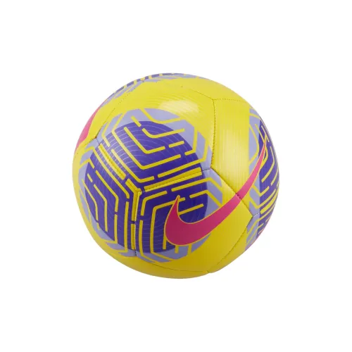 Nike Size 1 Ball Soccer Rubber Machine Stitched Soccer Ball Unisex Yellow Purple Magenta