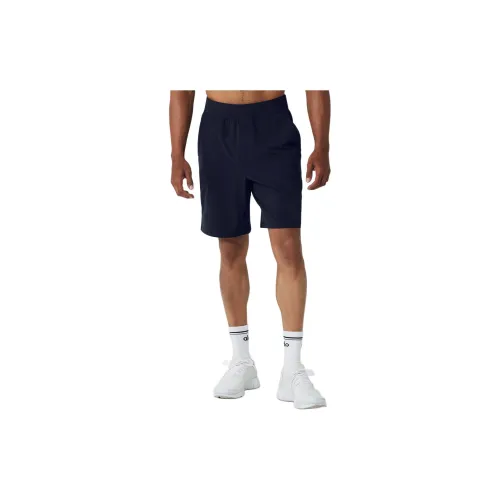 Alo Yoga Casual Shorts Men Marine Blue/Navy