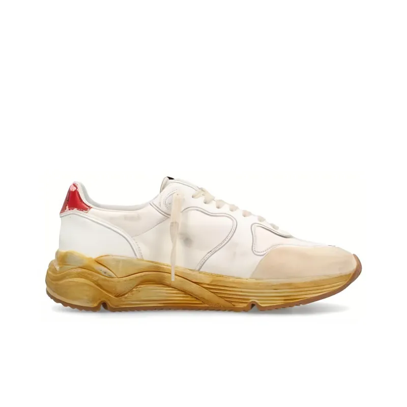 Golden Goose Running Sole White Red-1