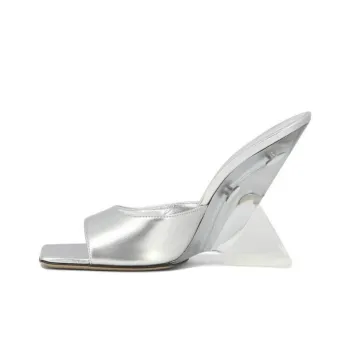 The Attico Cheope Sequin Embellished Mules Women's