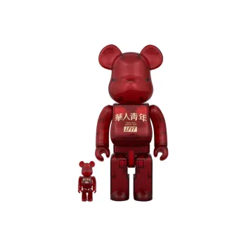 BE@RBRICK Lfyt X Chinese Youth Wah Yan Ching Nin Red/Clear