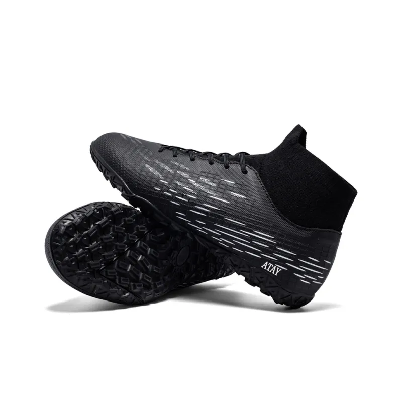 ATAY Soccer Shoes Unisex High Top Black-21