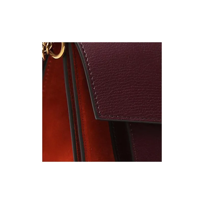 GIVENCHY GV3 Series Leather Handbag Shoulder Bag Women's Purple-3