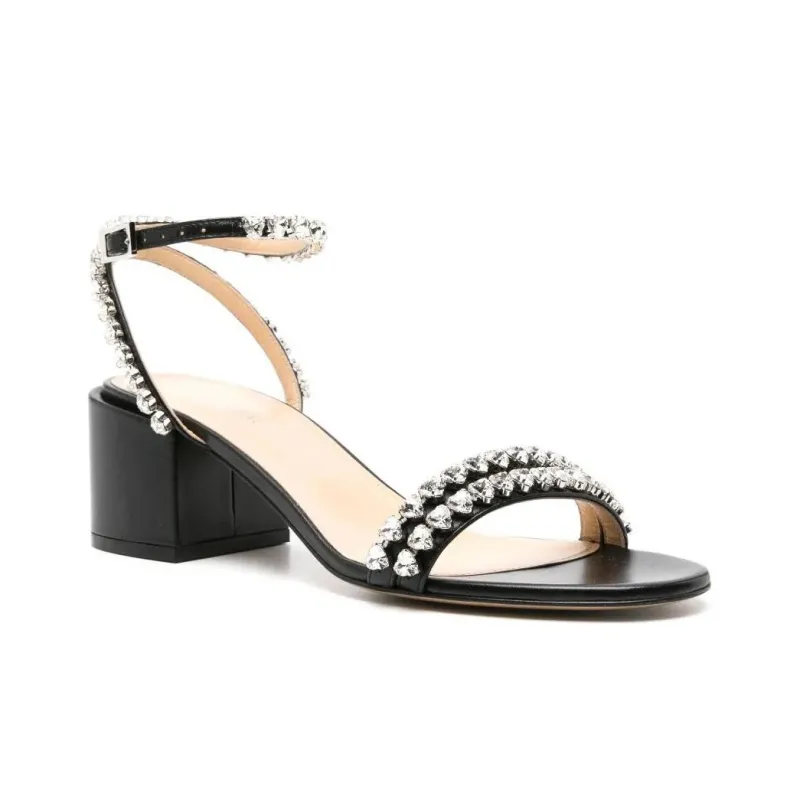 MACH & MACH Audrey 55mm Leather Sandals-2