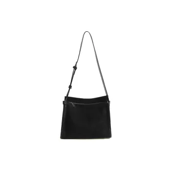 HAWA Velour Crossbody Bag Shoulder Bag Unisex Brown/Black
