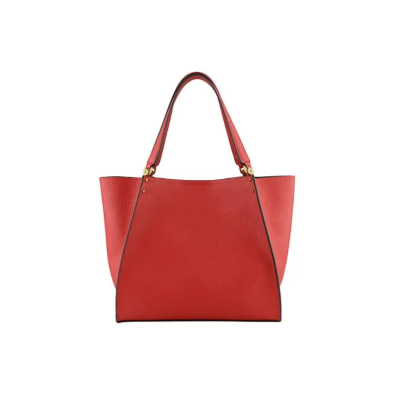 POURCHET Cow Leather Combo Bag, Empress Bag, Shoulder Bag Women's Black, Red, Blue-1