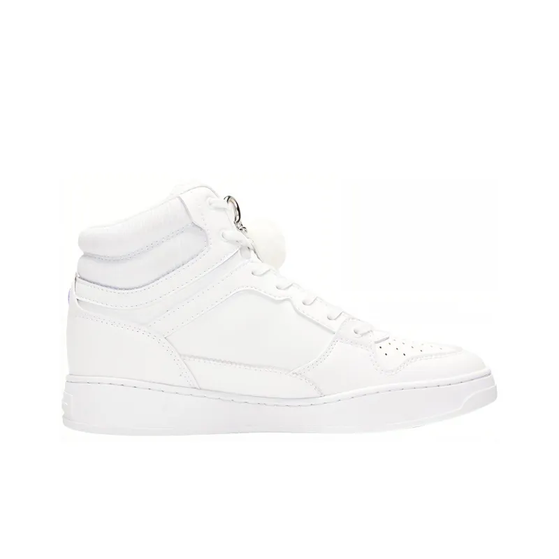 Champion Essentials Collection 1919 Trainer High 2.0 High Top Skateboard Shoes Women's White-1