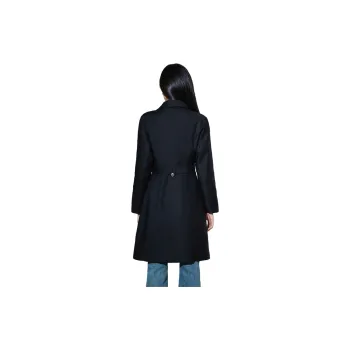 SMEN Trench Coats Women's Black