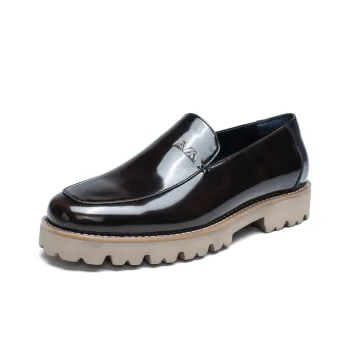Anthony Miles Platform Height Increasing Slip-on Loafers Shoes Men's