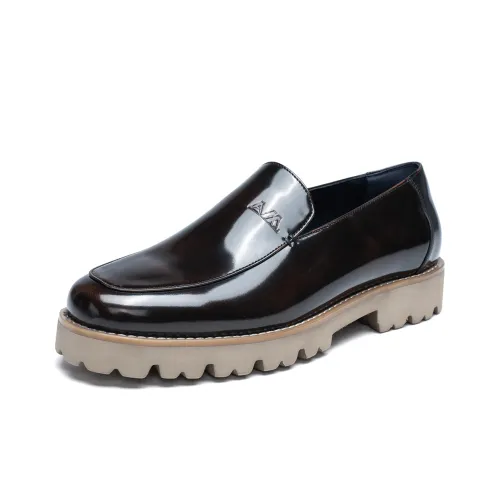 Anthony Miles Platform Height Increasing Slip-on Loafers Shoes Men's