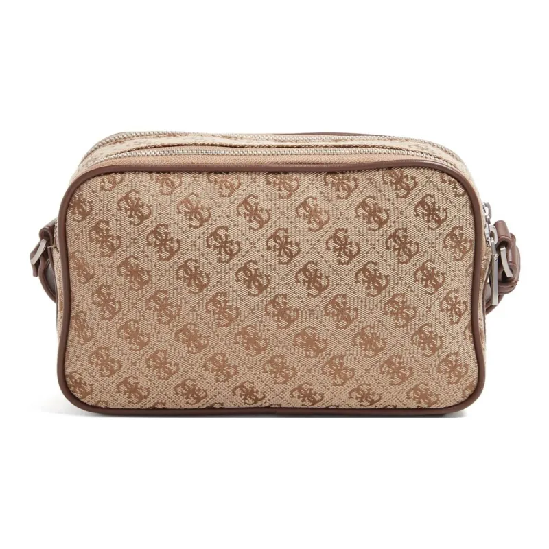 GUESS Canvas Camera Bag Shoulder Bag Crossbody Bag Men's Light Brown-2