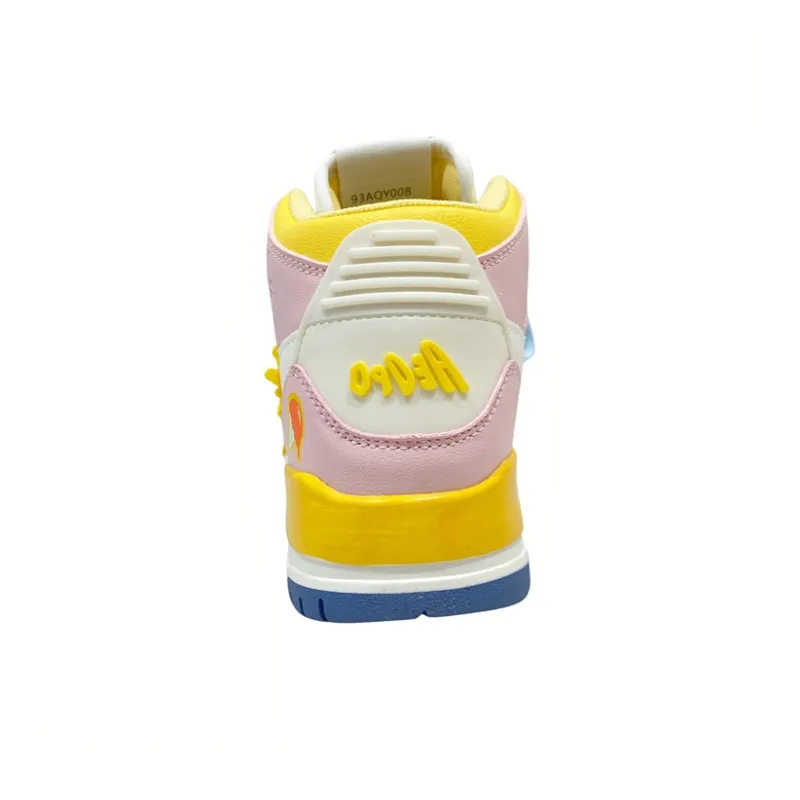 MQGAll Anti-Slip And Wear-Resistant Breathable High-Top Vintage Basketball Shoes Unisex-8