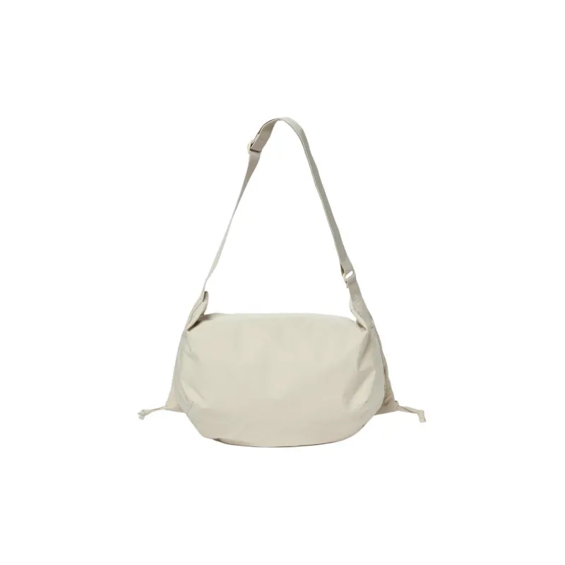 UNIQLO Cotton Shoulder Bag Crossbody Bag Regular Women's Black/Light Beige-4