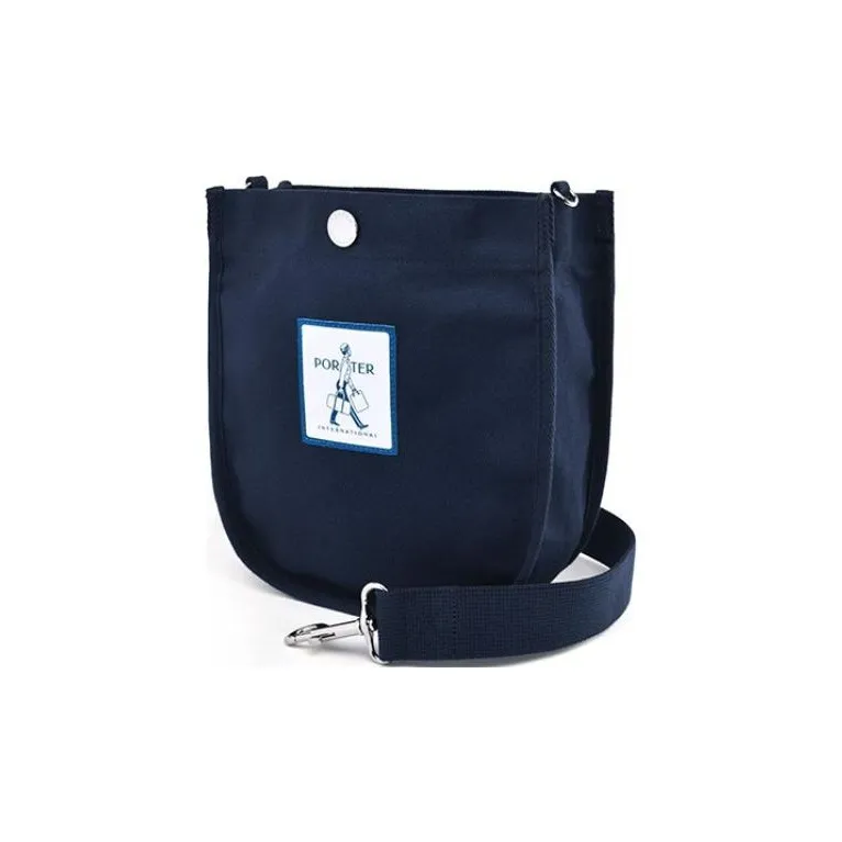 PORTER Canvas Crossbody Canvas Bag Shoulder Bags Unisex Blue-1